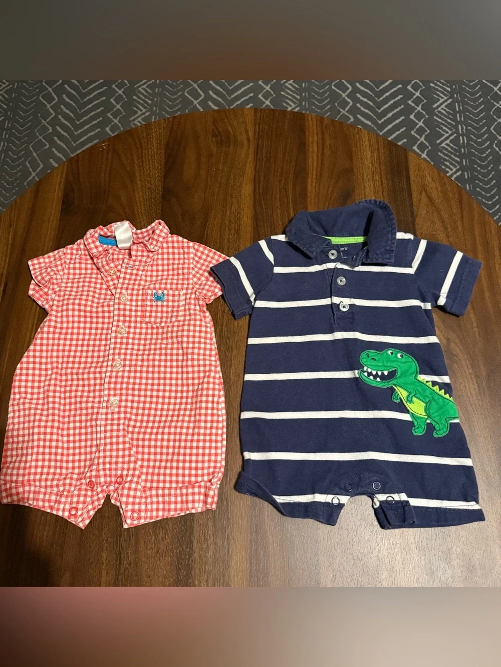 Baby boy romper set